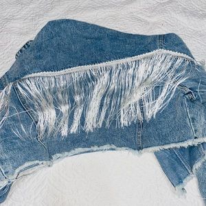fringe denim jacket